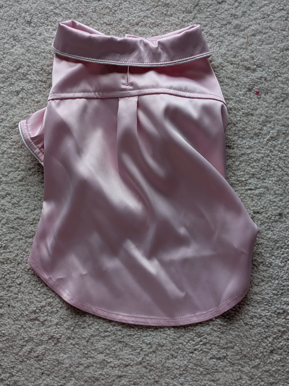 Frisco Pink Satin Dog & Cat Shirt - Lightweight Pet Button-Up